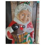 Vintage Tall Mrs Clause Blow Mold