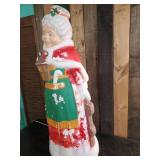 Vintage Tall Mrs Clause Blow Mold