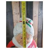 Vintage Tall Mrs Clause Blow Mold