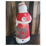 Vintage Tall Mrs Clause Blow Mold