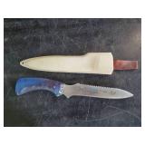 2040 Gamefish Knife in good Solid condition with Sheath