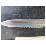 2040 Gamefish Knife in good Solid condition with Sheath