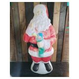 Awesome Vintage Santa Blowmold