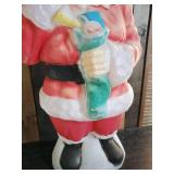 Awesome Vintage Santa Blowmold