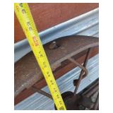 Large Metal Tractor Wheel