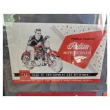 4 Vintage Indian Display items Framed