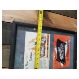 4 Vintage Indian Display items Framed