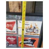 4 Vintage Indian Display items Framed