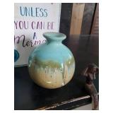 Mermaid Décor Lot  Small Cast Iron Mermaid Vase and Wall hanging Décor