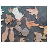 Lot of Assorted Wildlife Metal Cutouts