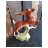 Two Beautiful Vintage Ceramic Deer Figurines