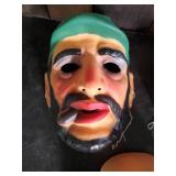 4 Vintage Halloween Masks in great vintage condition Made in Germany