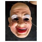 4 Vintage Halloween Masks in great vintage condition Made in Germany