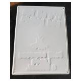Its all Fun and Games Embossed Metal Sign