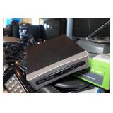 Assorted Digital Converter Boxes, Antennas, and Adapters