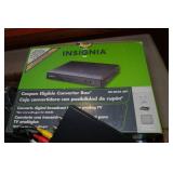 Assorted Digital Converter Boxes, Antennas, and Adapters