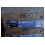 Pallet of Stonehurst Ceiling Acoustic Panels - 1,600 Sq Ft - Some Hardware