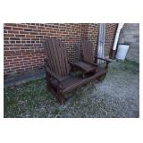 Adirondack Double Seated Outdoor Chair