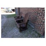 Adirondack Double Seated Outdoor Chair