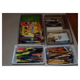 Assorted Markers and Pencils