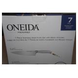 Oneida 7-Piece Stainless Steel Knife Set with Block