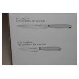 Oneida 7-Piece Stainless Steel Knife Set with Block