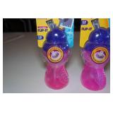 *3* Nuby Flip-It Sippy Cups