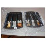 *2* Chicago Metallic Lasagna Trio Pans