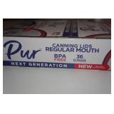 *35* 12-Packs Pur Canning Lids