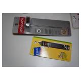 Assorted Kitchen - Tongs, Can Opener, Knife