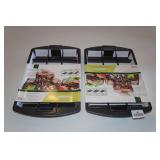 *2* Chicago Metallic Slice Solutions Brownie Pans