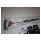Assorted Grilling - Burger Press, Grill Cleaner, Thermometer