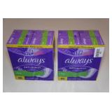 *2* 80-Packs Always Maxi Pads - Long