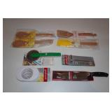 Assorted Kitchen - Spatula, Egg Slicer, Pizza Slicer, Knife