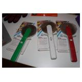 Assorted Kitchen - Pizza Cutters, Tenderizer, Cutting Board