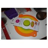 Assorted Kitchen - Pizza Cutters, Tenderizer, Cutting Board