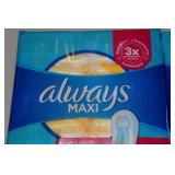 *4* 24-Packs Always Maxi Pads - Regular