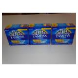 *3* 34 Count Variety Packs Tampax Pearl Tampons