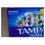 *3* 34 Count Variety Packs Tampax Pearl Tampons
