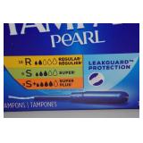 *3* 34 Count Variety Packs Tampax Pearl Tampons