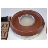 Serving Dish with Tupperware