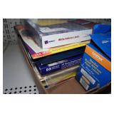 Assorted Office Supplies - Mailing Labels, Transfer Paper