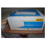 Assorted Office Supplies - Envelopes, Folders