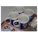 Assorted Tableware - Mugs, Salt & Pepper Shakers, Glasses