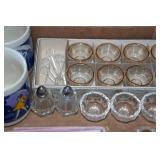 Assorted Tableware - Mugs, Salt & Pepper Shakers, Glasses