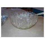 Vintage Glass Punch Bowls and Candy Dish