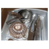 Assorted Kitchen - Measuring Cups, Spoons, Cake Pans