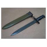 US Military M1 Rifle Bayonet with Scabbard