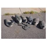 Assorted Goose Decoy Pieces