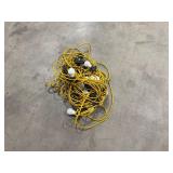 Two Strings of Temporary Emergency Lights.
